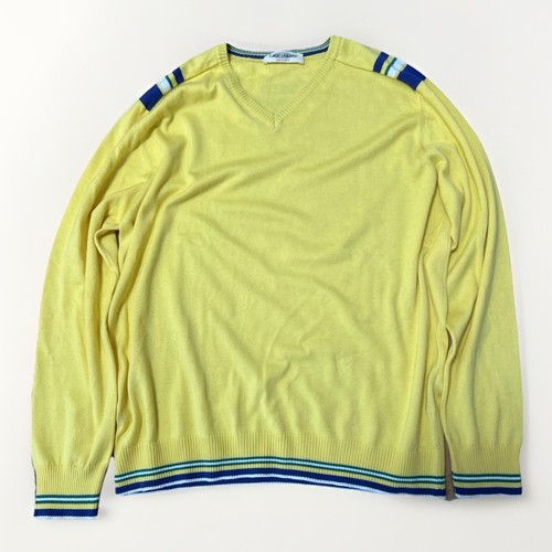 Vintage strickpullover gelb - vintage,