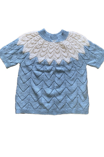 Vintage strickpullover kurzarm - strickpullover,