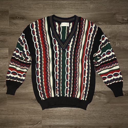 Vintage strickpullover bunt - vintage,