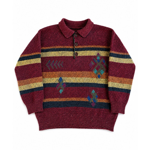 Vintage herren strickpullover - herren,