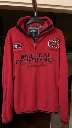 Camp david strickpullover - strickpullover, rot
