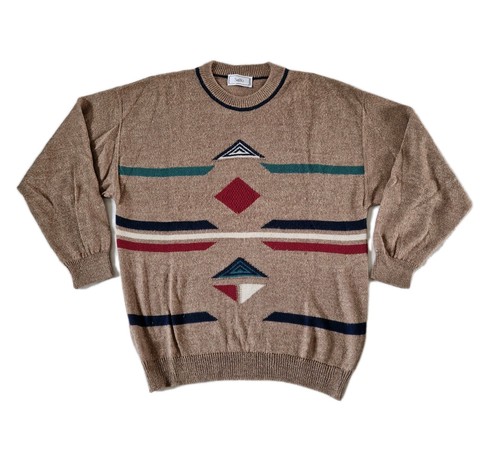 Vintage leinen pullover saffo - vintage,