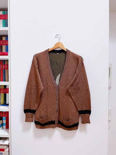 Vintage strickjacke l - vintage,
