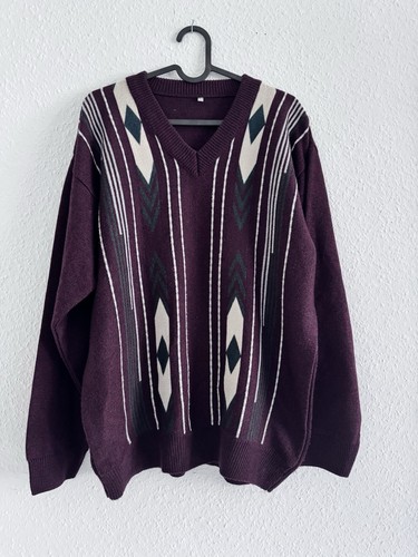 Vintage herren strickpullover - vintage,