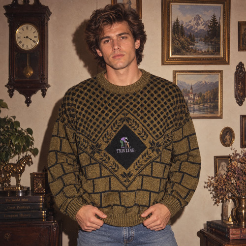 Tris line strickpullover - line,
