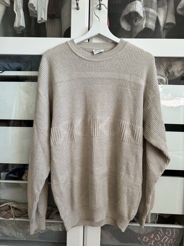 Vintage strickpullover beige - vintage,