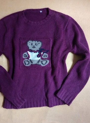 Vintage damen strickpullover - damen,
