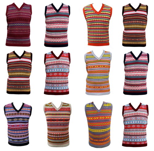 Herren vintage fairisle - vintage,