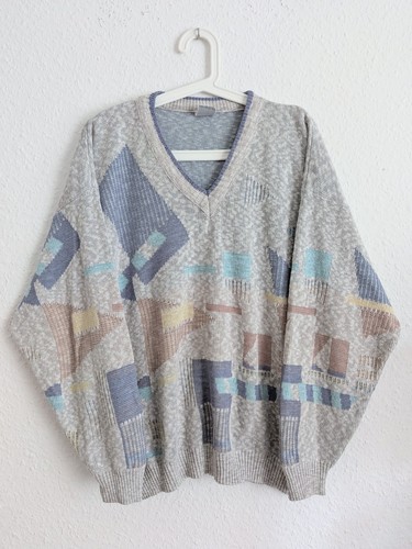 Vintage 90s strickpullover - vintage, m
