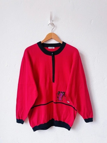 Vintage pullover rot y2k - gr., l